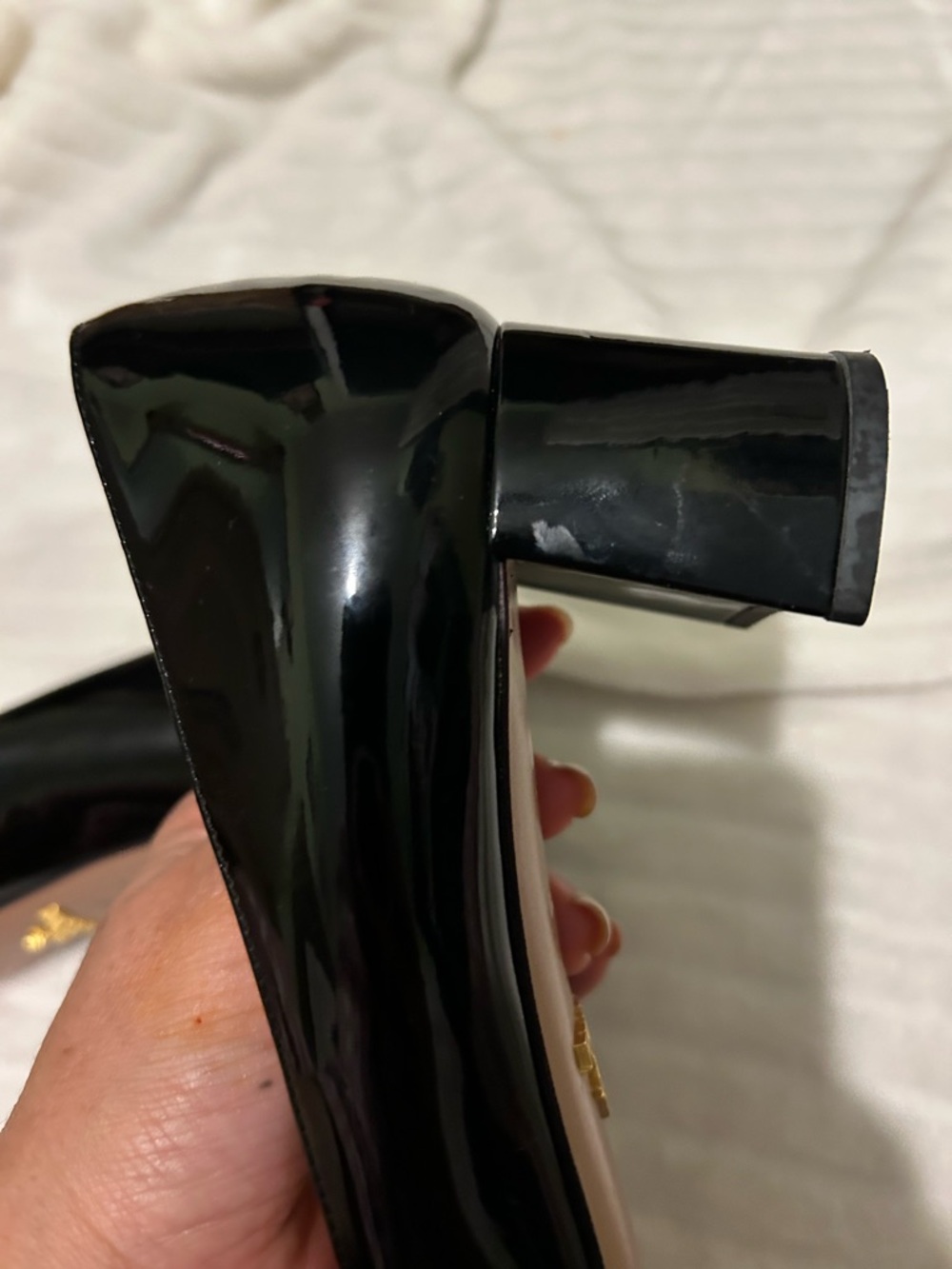 Prada patent leather 2 inch heel - Picture 9 of 17